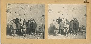 STEREO, France, Neuvillers, P. R. 15. Officiers de la 3ème Compagnie