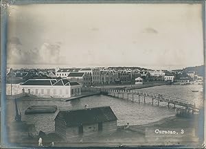 Curaçao, ile, vue panoramique sur le ville