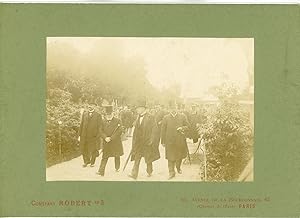 Paris 1910, les officiels à l'exposition d'Horticulture