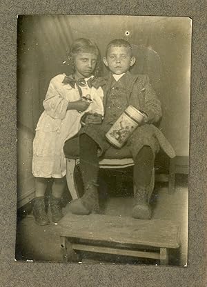 Bild des Verkufers fr Weihnacht 1924, Prosit Neujahr ! zum Verkauf von photovintagefrance