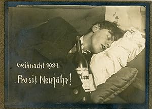 Bild des Verkufers fr Weihnacht 1924, Prosit Neujahr ! zum Verkauf von photovintagefrance