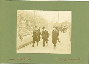 Paris 1910, les officiels à l'exposition d'Horticulture