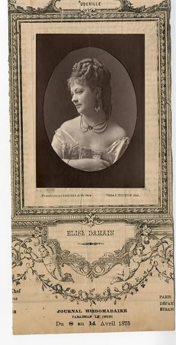 Lemercier, Paris, théâtre de Vaudeville, Elise Damain