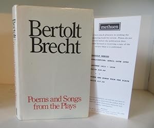 Seller image for Bertolt Brecht : Poems and Songs from the Plays for sale by BRIMSTONES