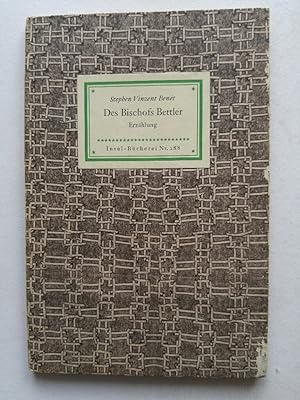 Seller image for Des Bischofs Bettler - Insel-Bcherei Nr. 288 for sale by ANTIQUARIAT Franke BRUDDENBOOKS