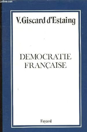 Bild des Verkufers fr DEMOCRATIE FRANCAISE zum Verkauf von Le-Livre