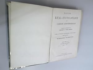 Paulys Real-Encyclopädie der Classischen Altertumswissenschaft. Neue Bearbeitung, Zweite Reihe (R...