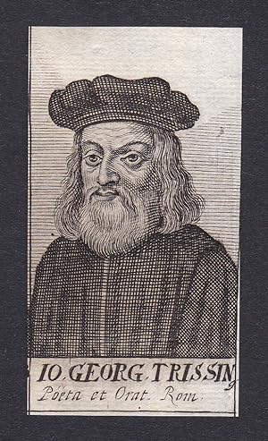 Seller image for Io. Georg. Trissin" / Gian Giorgio Trissino / humanist poet dramatist diplomat grammarian Roma for sale by Antiquariat Steffen Vlkel GmbH