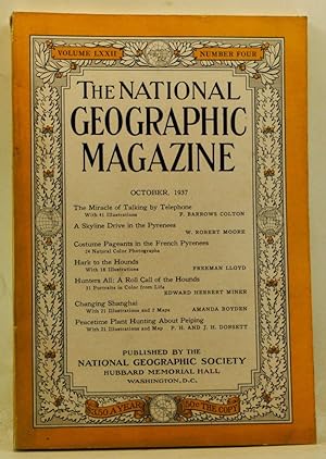 Bild des Verkufers fr The National Geographic Magazine, Volume 72, Number 4 (October 1937) zum Verkauf von Cat's Cradle Books
