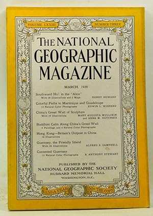 Imagen del vendedor de The National Geographic Magazine, Volume 73, Number 3 (March 1938) a la venta por Cat's Cradle Books