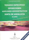 TEMARIO ESPECIFICO OPOSICIONES AUX.ADMINISTRATIVA JUNTA ANDALUCIA