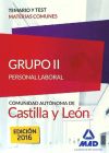 Grupo II Personal Laboral de la Junta de Castilla y León. Temario y test materias comunes