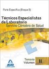 Técnicos Especialistas de Laboratorio del Servicio Cántabro de Salud. Temario Específico (Bloque ...