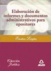 Imagen del vendedor de Elaboracin de informes y documentos administrativos para opositores a la venta por AG Library