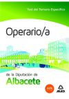 Imagen del vendedor de Operario/a de la Diputacin de Albacete. Test del Temario Especfico a la venta por AG Library