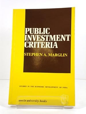Seller image for Public Investment Criteria (Unwin University Books) for sale by PsychoBabel & Skoob Books