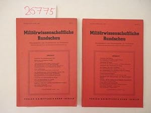 Seller image for Militrwissenschaftliche Rundschau Kriegsjahrgang 1944, 1.- 2. Heft (mehr nicht erschienen) for sale by Galerie fr gegenstndliche Kunst