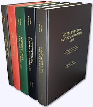 Seller image for Science Fiction, Fantasy, & Horror. [5 Volumes:] 1984, 1986, 1987, 1988 and 1989. A Comprehensive Bibliography of Books and Short Fiction Published in the Englisch Language. for sale by Versandantiquariat Hans-Jrgen Lange