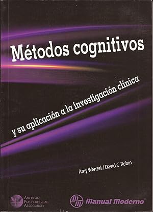 Seller image for Mtodos cognitivos y su aplicacin a la investigacin clnica for sale by Librera Santa Brbara