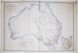 Map of Australia Compiled from the Nautical Surveys Made by Order of The Admiralty, and Other Aut...