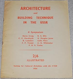 Image du vendeur pour Architecture and Building Technique in the USSR : A Symposium mis en vente par Springhead Books