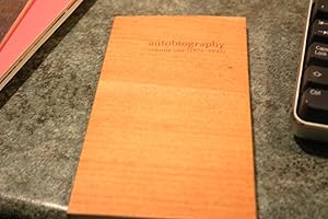 Seller image for Autobiography Volume One (1975 - 1993) for sale by SGOIS