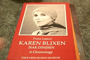 Imagen del vendedor de Karen Blixen: Isak Dinesen : A Chronology a la venta por SGOIS