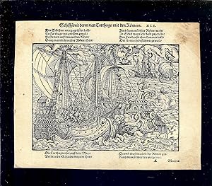 Seller image for UNE GRAVURE sur BOIS de JOST AMMAN [ De 1568 ou 1578 ] ILLUSTRATION de l' " HISTOIRE ROMAINE " de TITE LIVE dans "" TITI LIVII PATAVANI ROMANAE HISTORIAE PRINCIPIS. " Publi  FRANKFURT par J. & S. FEYEREBENDT - PLANCHE XLI for sale by LA FRANCE GALANTE