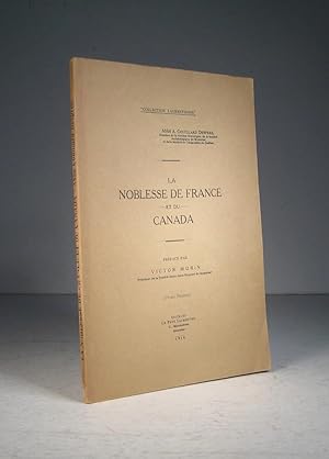 La noblesse de France et du Canada