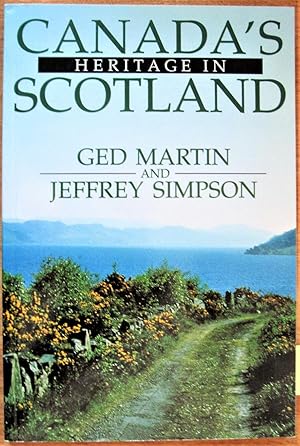 Imagen del vendedor de Canada's Heritage in Scotland a la venta por Ken Jackson