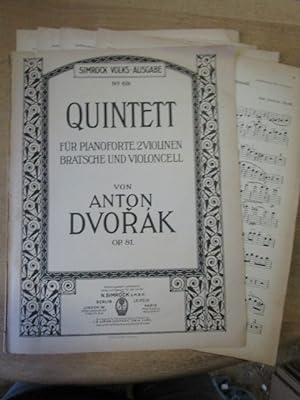 Quintett für Pianoforte, 2 Violinen, Bratsche unf Violoncell. Op. 81.