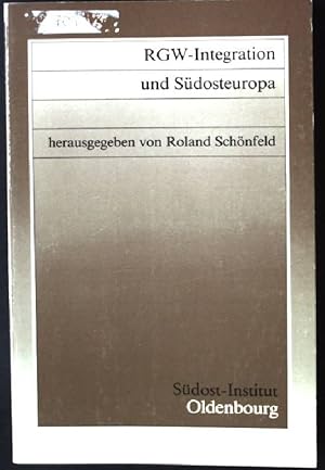 Imagen del vendedor de RGW-Integration und Sdosteuropa. Untersuchungen zur Gegenwartskunde Sdosteuropas ; Bd. 24 a la venta por books4less (Versandantiquariat Petra Gros GmbH & Co. KG)