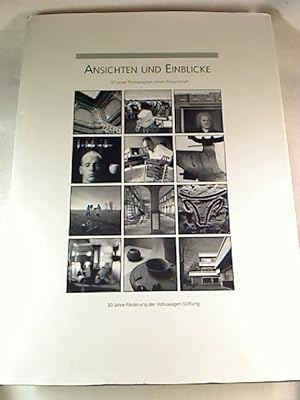 Bild des Verkufers fr Ansichten und Einblicke. Elf junge Photographen sehen Wissenschaft. - 30 Jahre Volkswagen-Stiftung. zum Verkauf von BuchKunst-Usedom / Kunsthalle