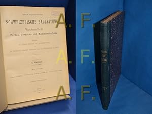 Image du vendeur pour Schweizerische Bauzeitung, Wochenschrift fr Architektur, Ingenieurwesen, Maschinentechnik / XLIV. (44.) Band 1904, 1-27 Revue Polytechnique Suisse, Offizielles Organ des Schweizer Ingenieur- und Architekten- Vereins und der Gesellschaft Ehemal. Studierender der Eidg. Techn. Hochschule Gegrndet 1883 von ing. A. Waldner mis en vente par Antiquarische Fundgrube e.U.