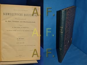 Image du vendeur pour Schweizerische Bauzeitung, Wochenschrift fr Architektur, Ingenieurwesen, Maschinentechnik / XXXVI. (36.) Band 1900, 1-26 Revue Polytechnique Suisse, Offizielles Organ des Schweizer Ingenieur- und Architekten- Vereins und der Gesellschaft Ehemal. Studierender der Eidg. Techn. Hochschule Gegrndet 1883 von ing. A. Waldner mis en vente par Antiquarische Fundgrube e.U.