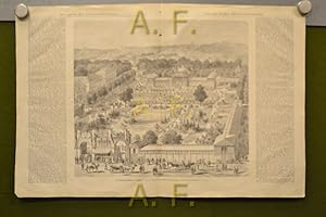 Die Gartenbau-Ausstellung zu Stuttgart. Nach dem Entwurfe von Professor Lritschler, auf Holz geze...