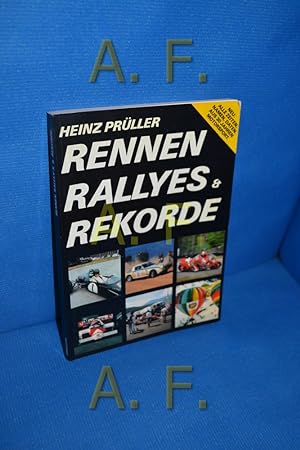Bild des Verkufers fr Rennen Rallyes & Rekorde zum Verkauf von Antiquarische Fundgrube e.U.