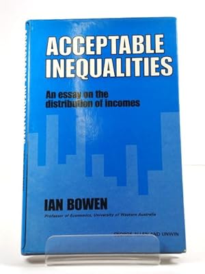 Bild des Verkufers fr Acceptable Inequalities: An Essay on the Distribution of Incomes zum Verkauf von PsychoBabel & Skoob Books