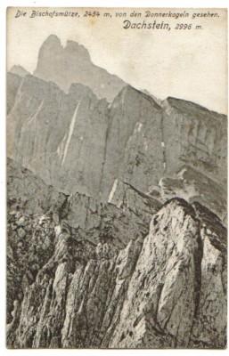 Imagen del vendedor de 798,Bischofsmtze v. Donnerkogel aus,Dachstein 1909 a la venta por Versandhandel Lehenbauer