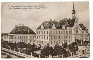 Bild des Verkufers fr 8095,Krankenhaus d. Schwestern in Wels 1920 zum Verkauf von Versandhandel Lehenbauer