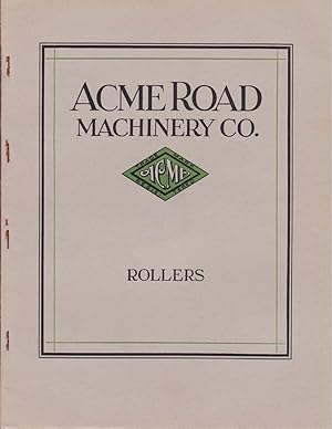 Road Rollers and Roller Equipment Catalog No. 14-a