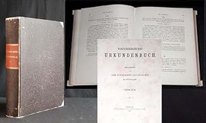 Bild des Verkufers fr Wirtembergisches [Wrttembergisches] Urkundenbuch. Herausgegeben von dem kniglichen Staatsarchiv in Stuttgart. Vierter [4.] Band. Mit Anhang: Zwei Weingartener Codices aus der zweiten Hlfte des 13. Jahrhunderts. zum Verkauf von Antiquariat Hilbert Kadgien