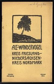 Bild des Verkufers fr Kreis Friesland-Niedersachsen / Kreis Nordmark, 4. Jahrgang, Januar 1914 [Bund fr Jugendwandern e.V.]. - zum Verkauf von Libresso Antiquariat, Jens Hagedorn