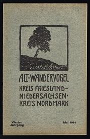 Bild des Verkufers fr Kreis Friesland-Niedersachsen / Kreis Nordmark, 4. Jahrgang, Mai 1914 [Bund fr Jugendwandern e.V.]. - zum Verkauf von Libresso Antiquariat, Jens Hagedorn