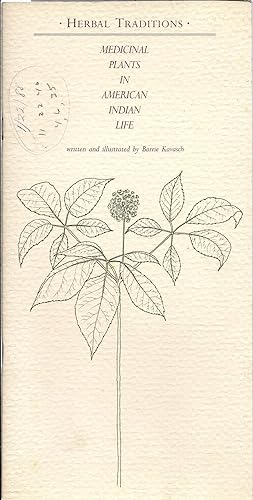 Seller image for Medicinal plants in American Indian life for sale by Alplaus Books