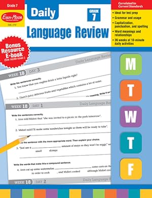 Seller image for Daily Language Review, Grade 7 (Paperback or Softback) for sale by BargainBookStores