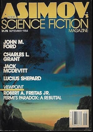 Image du vendeur pour Isaac ASIMOV'S Science Fiction: September, Sept. 1984 mis en vente par Books from the Crypt