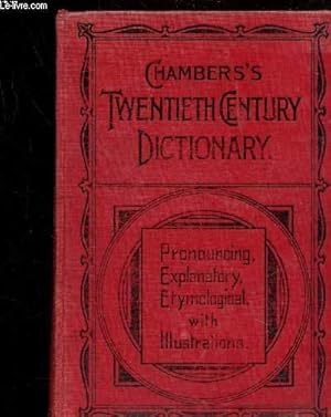 Seller image for CHAMBERS'S TWENTIETH CENTURY DICTIONARY OF THE ENGLISH LANGUAGE for sale by Le-Livre