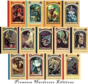 Image du vendeur pour Lemony Snicket A SERIES OF UNFORTUNATE EVENTS Collection HARDCOVER Books 1-13 mis en vente par Lakeside Books
