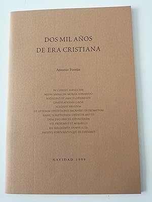 Image du vendeur pour Dos mil aos de era cristiana mis en vente par Perolibros S.L.